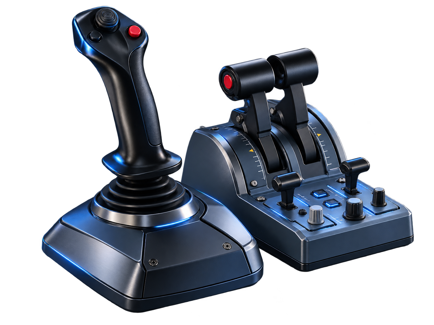 Airbus-style flight controls