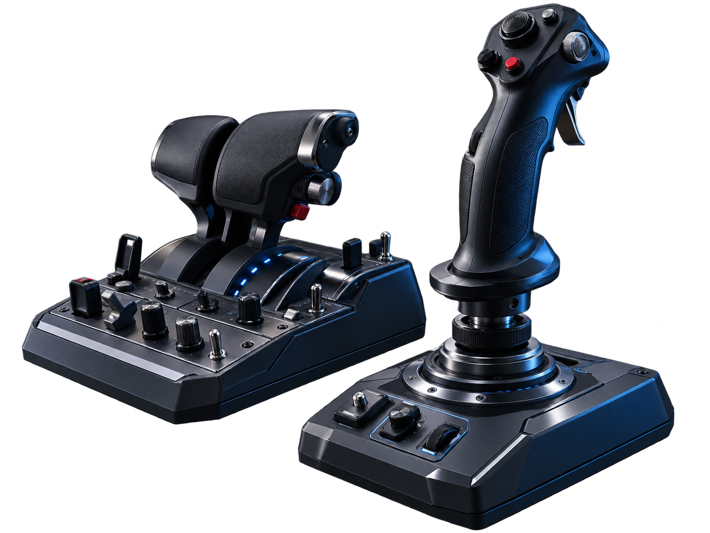 Combat HOTAS flight controls